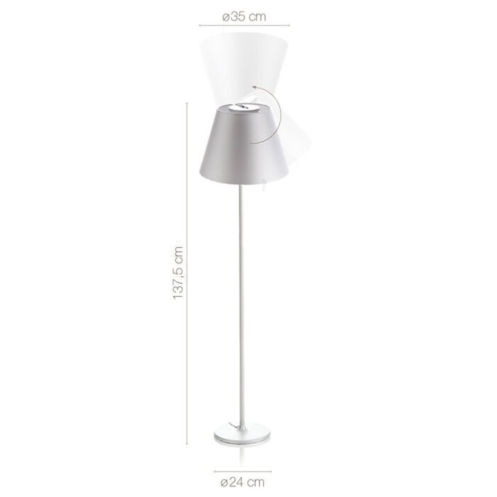 Artemide Melampo Terra Floor Lamp - Image 3