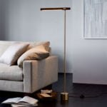 West Elm Linear Wood LED Floor Lamp - Image 2