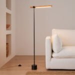 West Elm Linear Wood LED Floor Lamp - Image 6