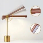 West Elm Linear Wood LED Table Lamp - Image 9