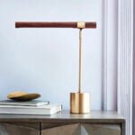 West Elm Linear Wood LED Table Lamp - Image 3